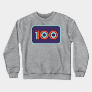 100 Mile Trail and Ultra Running Purple Crewneck Sweatshirt